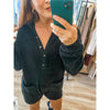 Black Cozy Romper