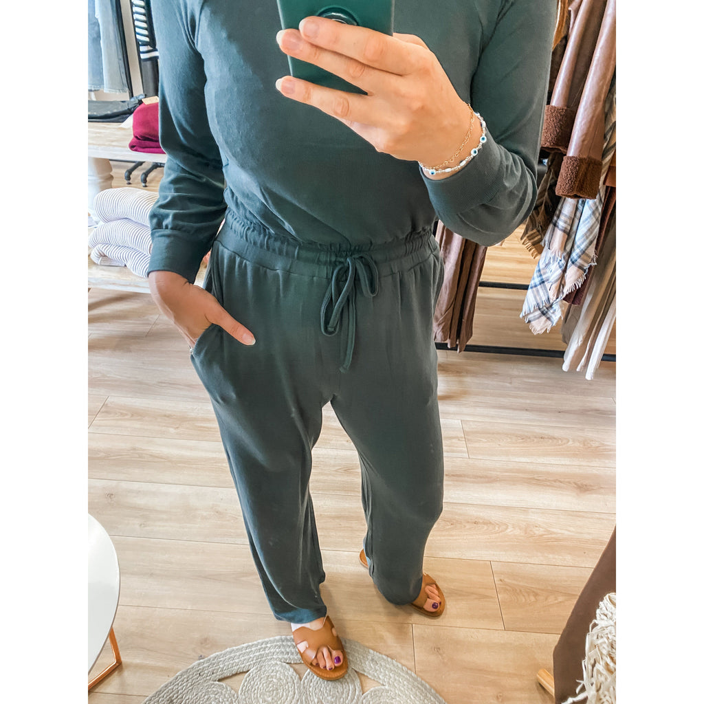 Spruce Brushed Jumpsuit