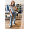 Stripe Linen Button Up