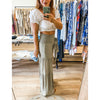 Olive Tiered Wide Leg Pants