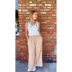 Taupe Gauze Pants