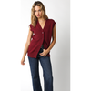 Burgundy Button Knit Vest